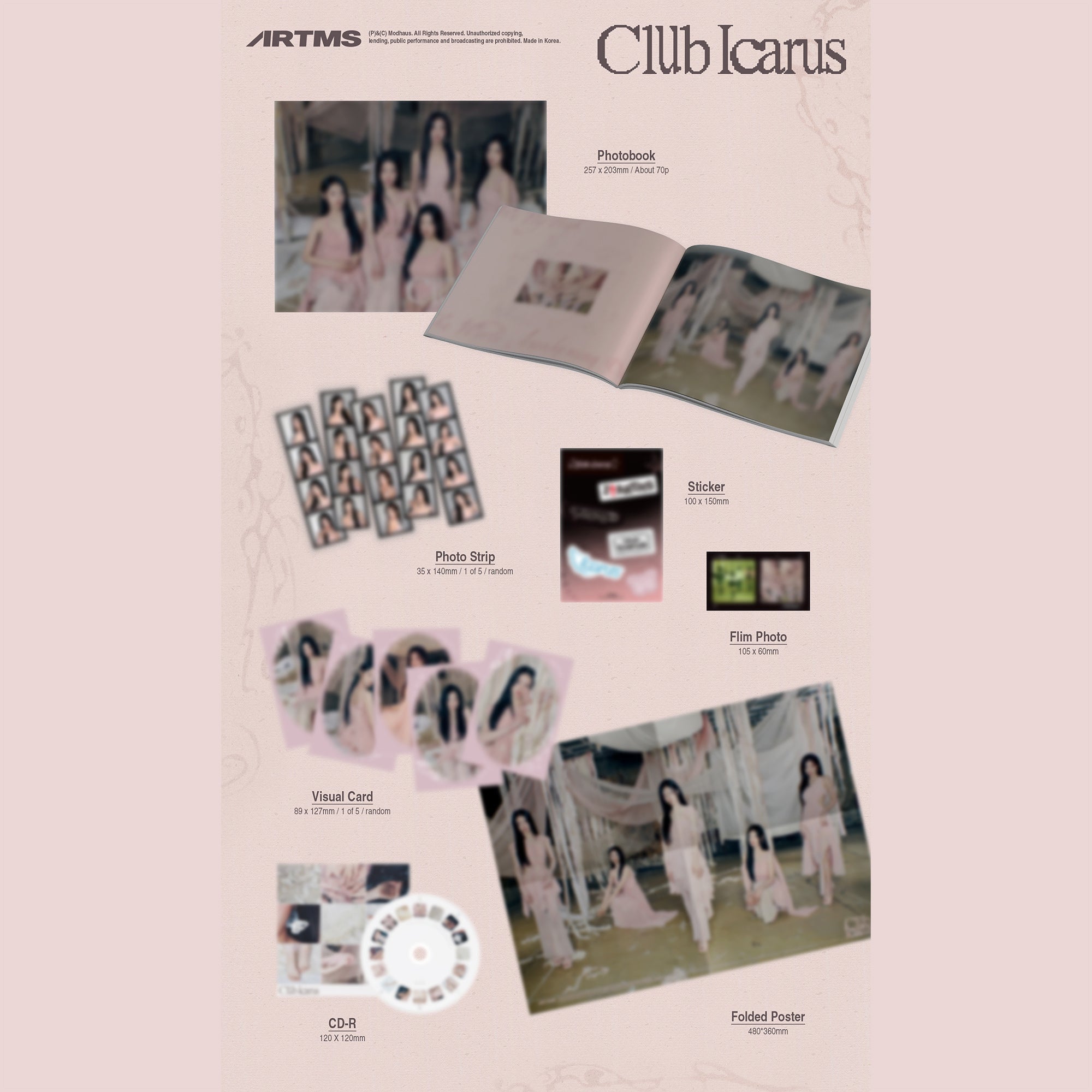 ARTMS - CLUB ICARUS [1st Mini Album] - Stardust K-pop Shop