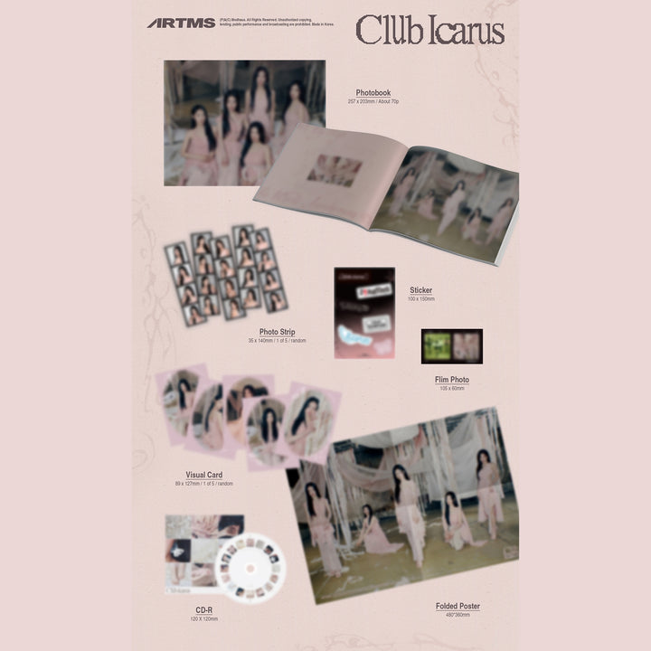 ARTMS - CLUB ICARUS [1st Mini Album] - Stardust K-pop Shop