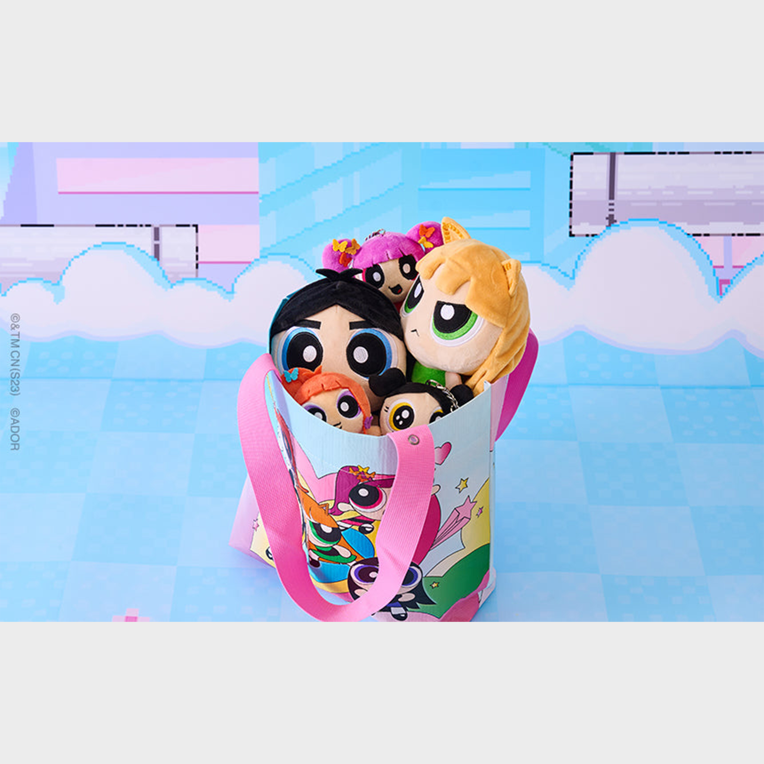 NEWJEANS - THE POWERPUFF GIRLS X NJ [REUSABLE BAG M] - Stardust K-pop Shop