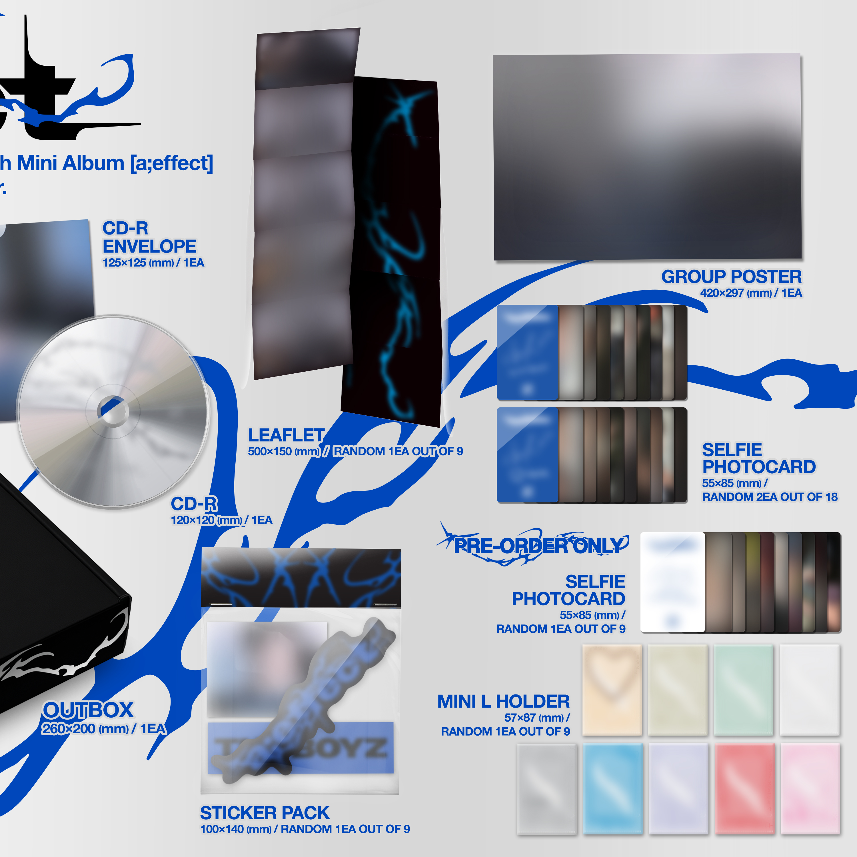 [PRE-ORDER] THE BOYZ - [a;effect] 10th Mini Album [Flow Ver.] - Stardust K-pop Shop