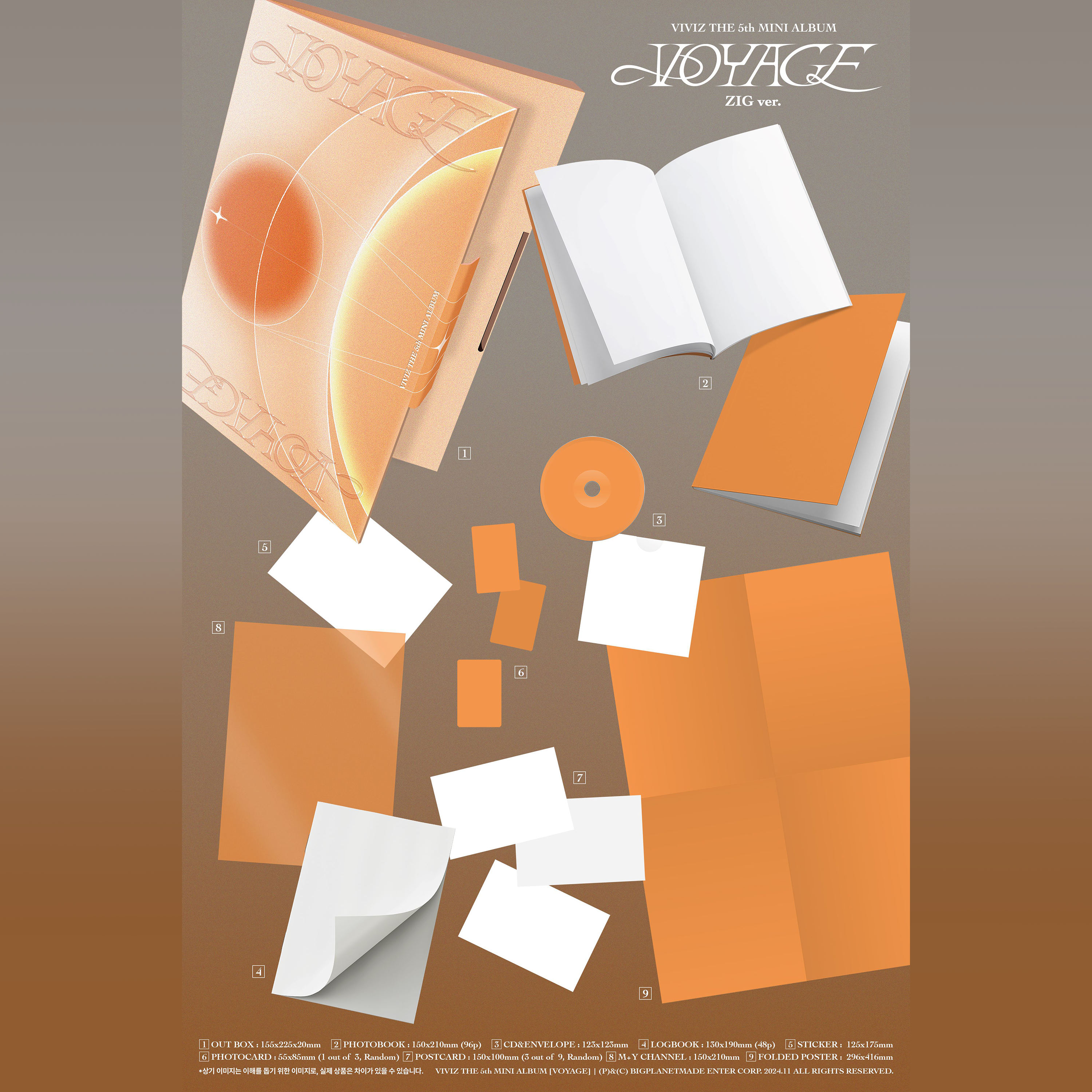 VIVIZ - VOYAGE [5th Mini Album] - Stardust K-pop Shop