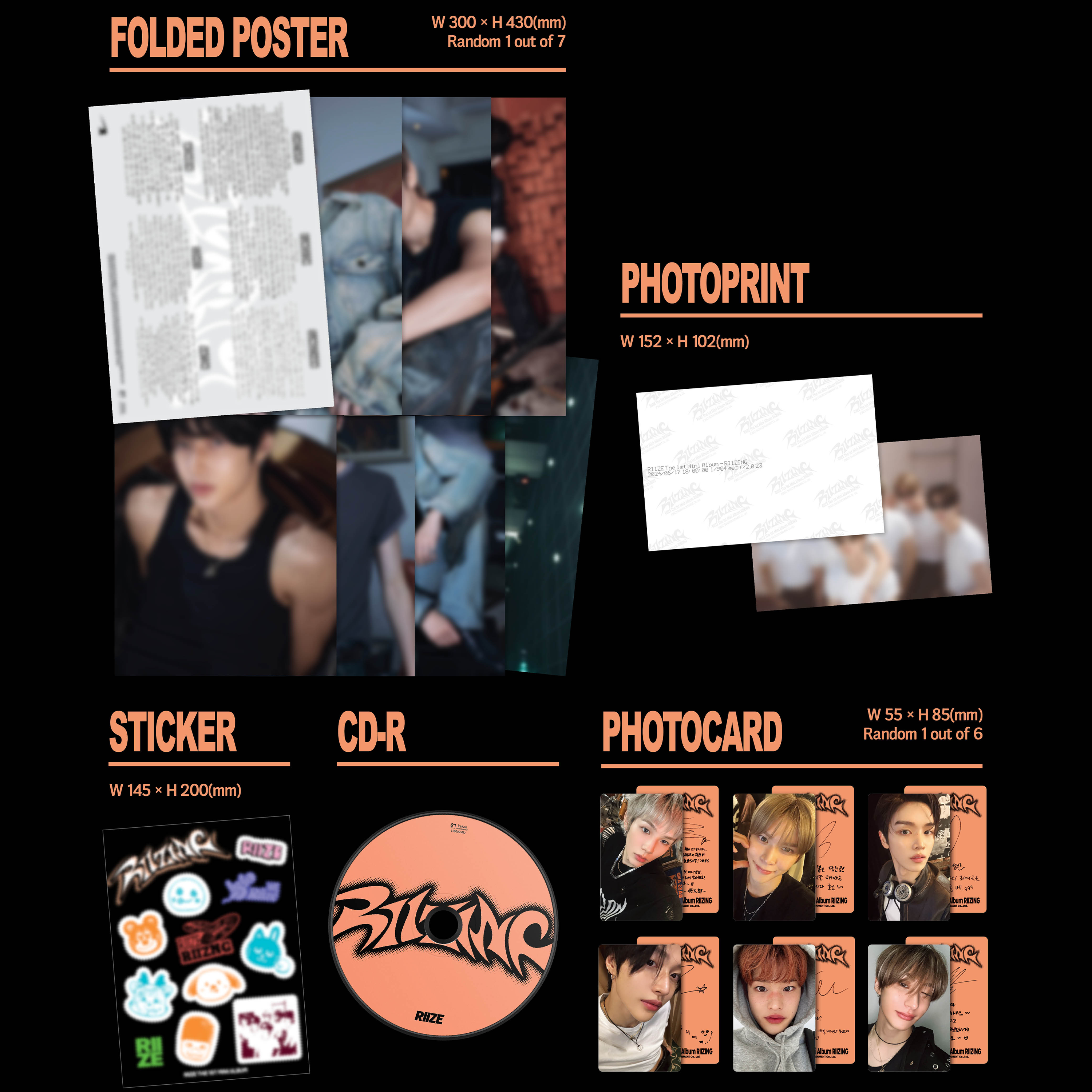 RIIZE - RIIZING [1st Mini Album] Photobook Ver. - Stardust K-pop Shop