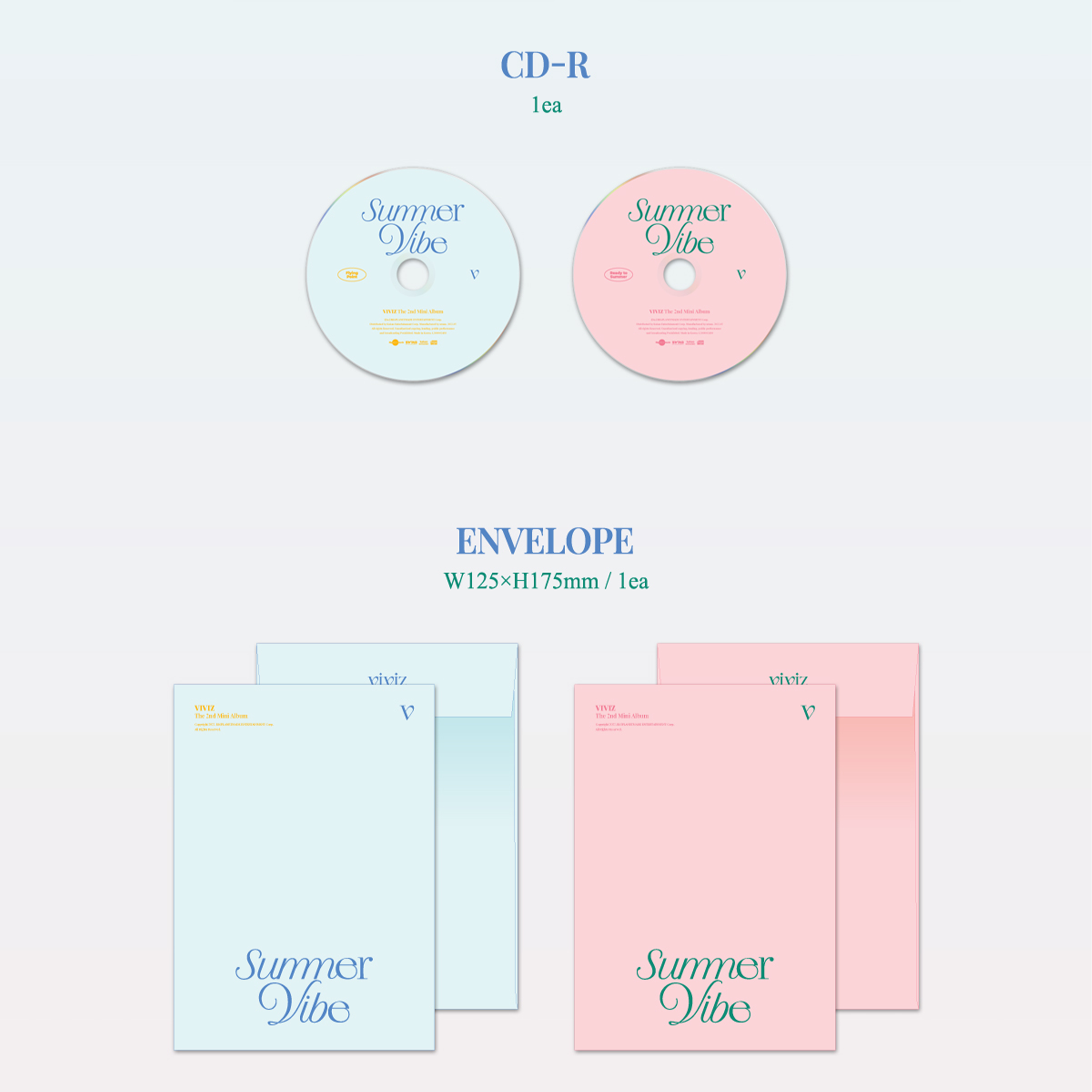 VIVIZ - SUMMER VIBE [2nd Mini Album] - Stardust K-pop Shop