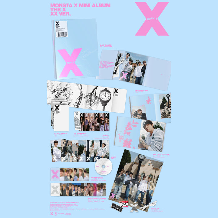[PRE-ORDER] MONSTA X - THE X [Mini Album] Standard Ver. - Stardust K-pop Shop