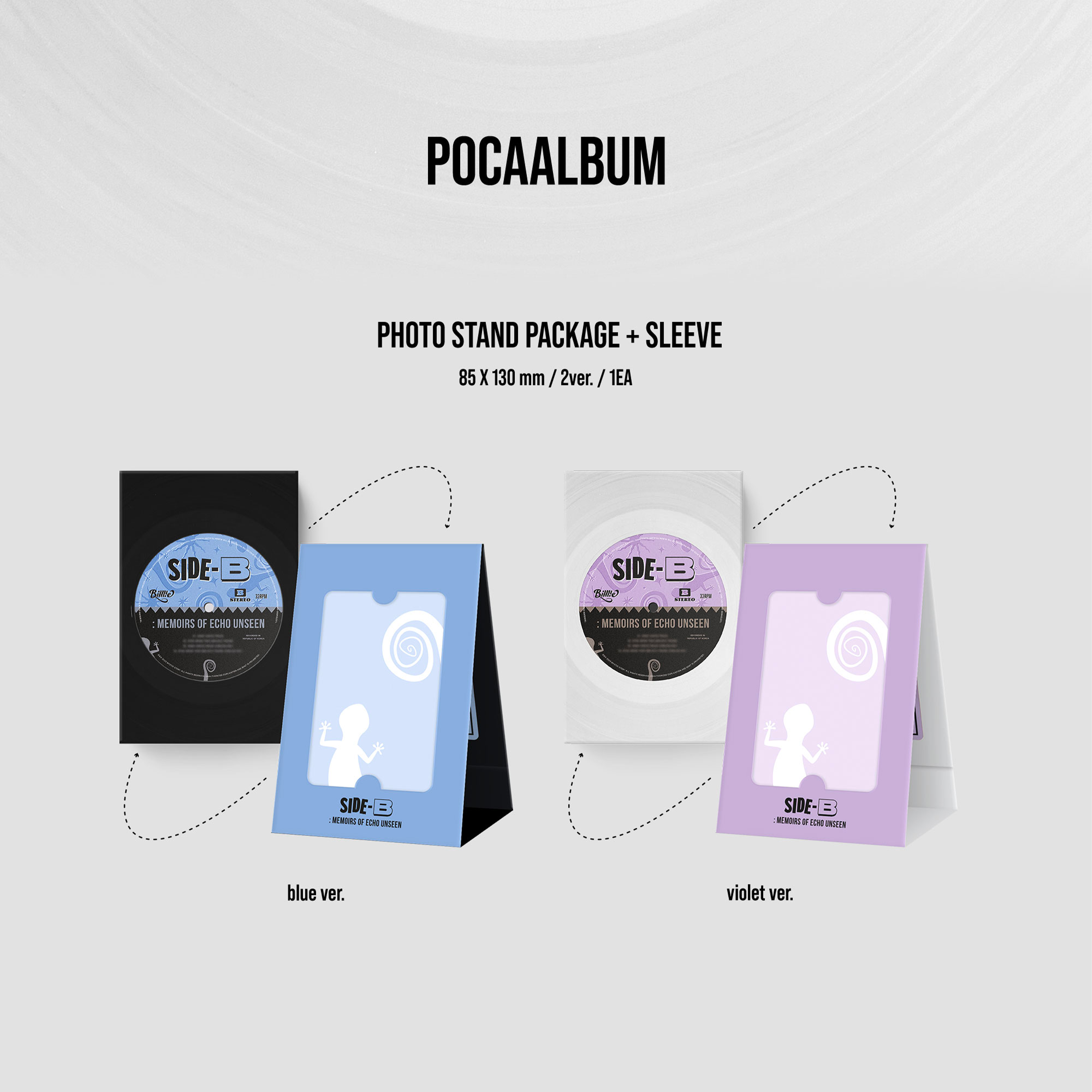 BILLLIE - SIDE-B MEMOIRS OF ECHO UNSEEN [1st Single Album] Poca Album - Stardust K-pop Shop