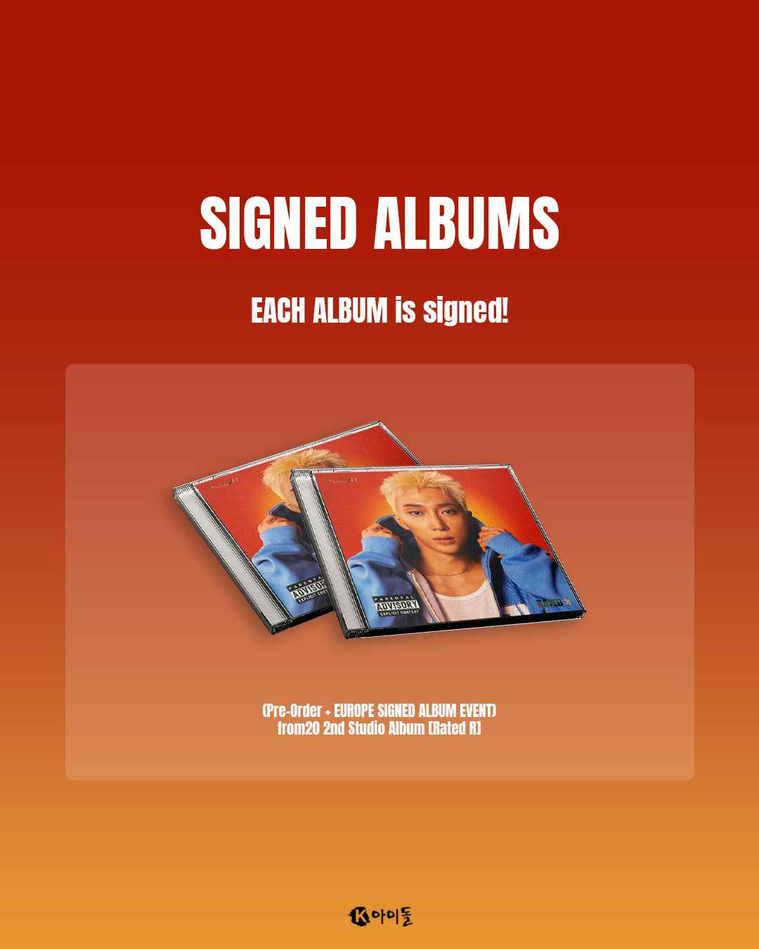 [SIGNED / LUCKY DRAW EVENT] from20 - RATED R