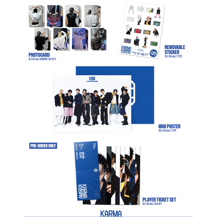 [PRE-ORDER] STRAY KIDS - KARMA [4th Album] Standard Ver. - Stardust K-pop Shop