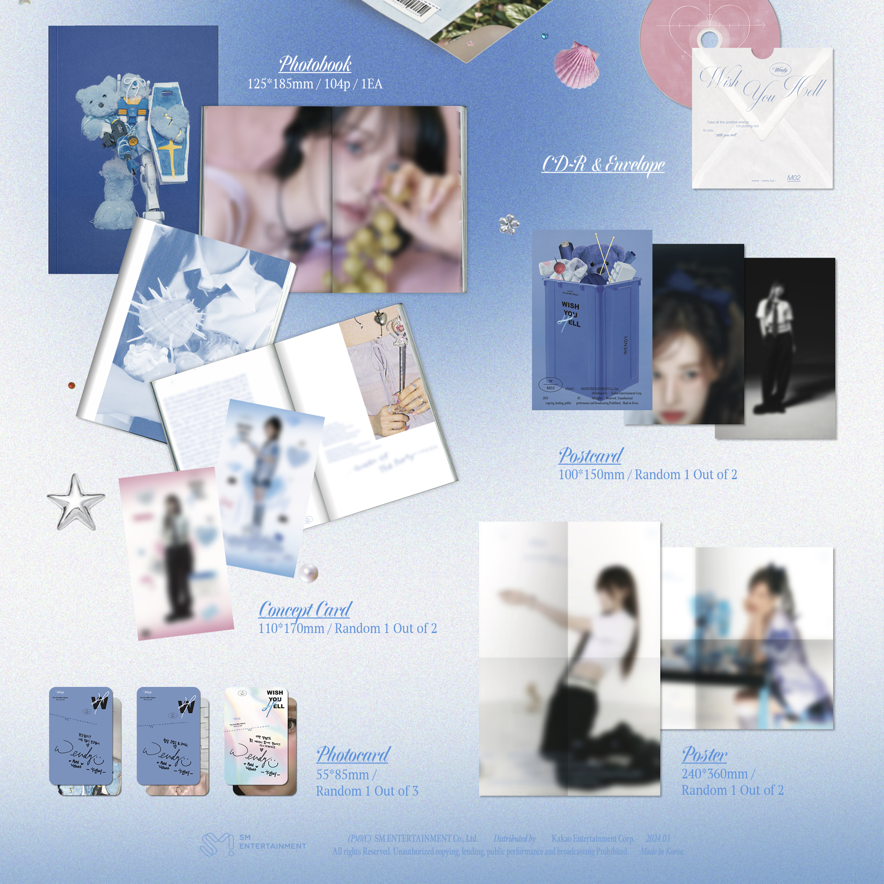 WENDY - WISH YOU HELL [2nd Mini Album] Package Ver. - Stardust K-pop Shop