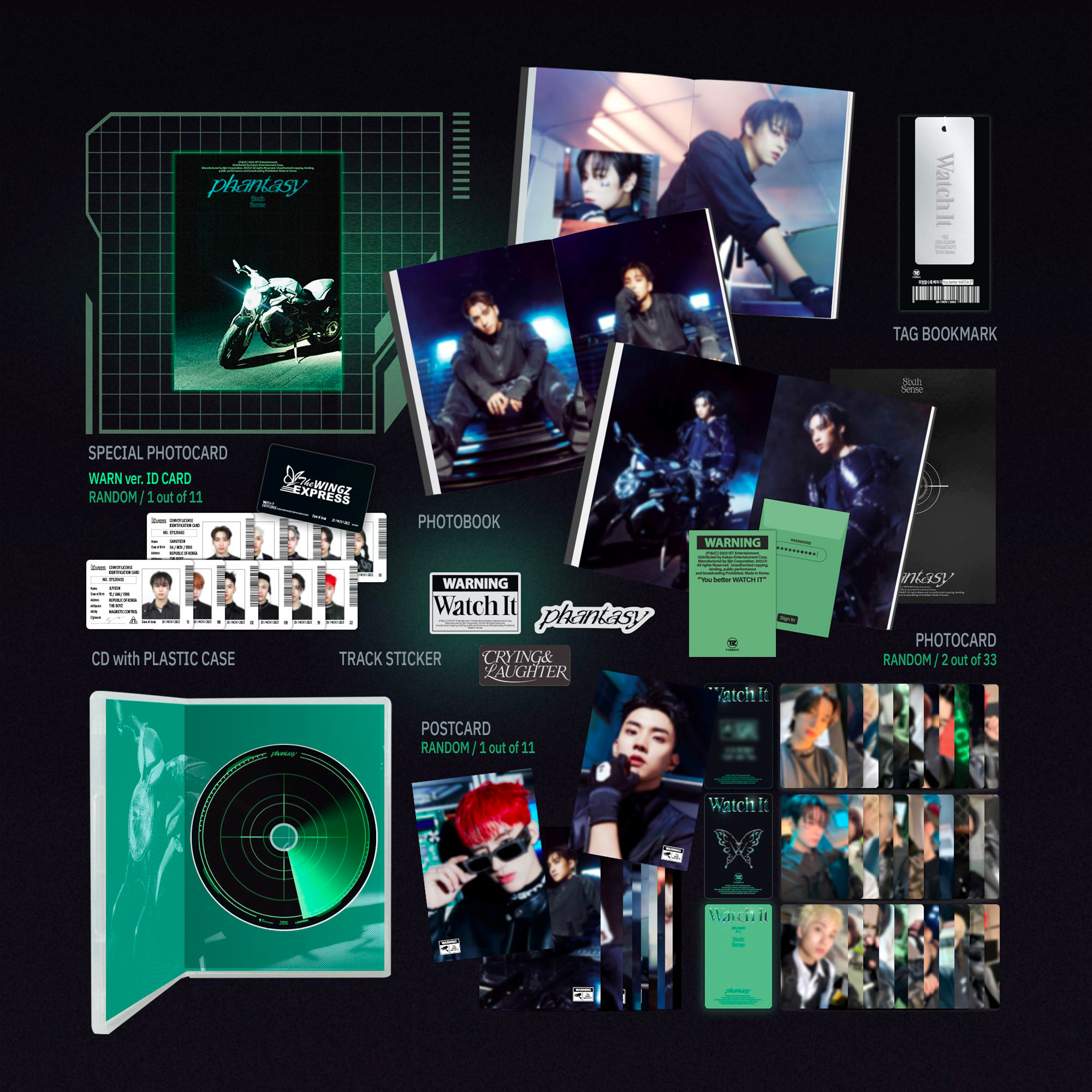 THE BOYZ - [PHANTASY] PT. 2 SIXTH SENSE [2nd Album] - Stardust K-pop Shop