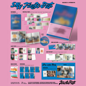 [MAKESTAR PRE-ORDER EVENT] KickFlip - My First Flip [3rd Mini Album] Photobook Ver. - Stardust K-pop Shop