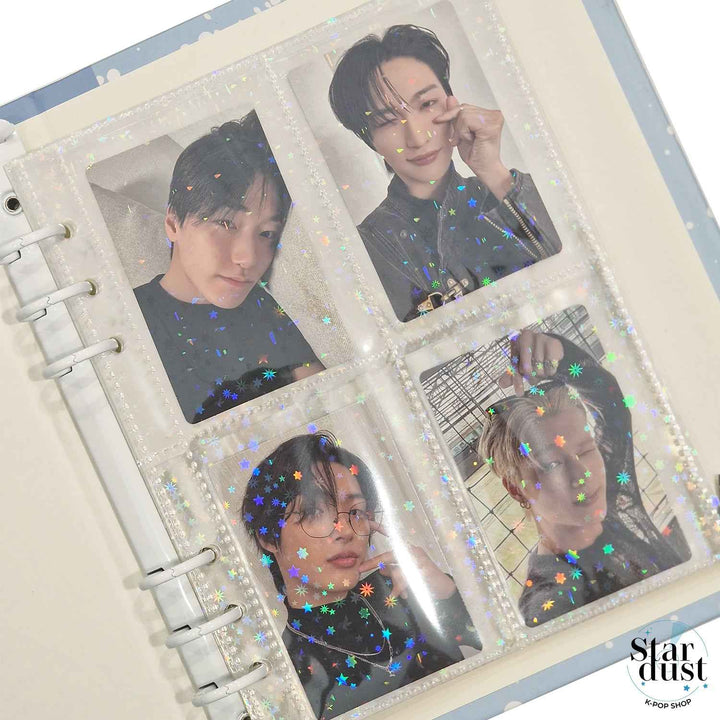 A5 PHOTOCARD 4-POCKET HOLO PAGES (10 PAGINE)