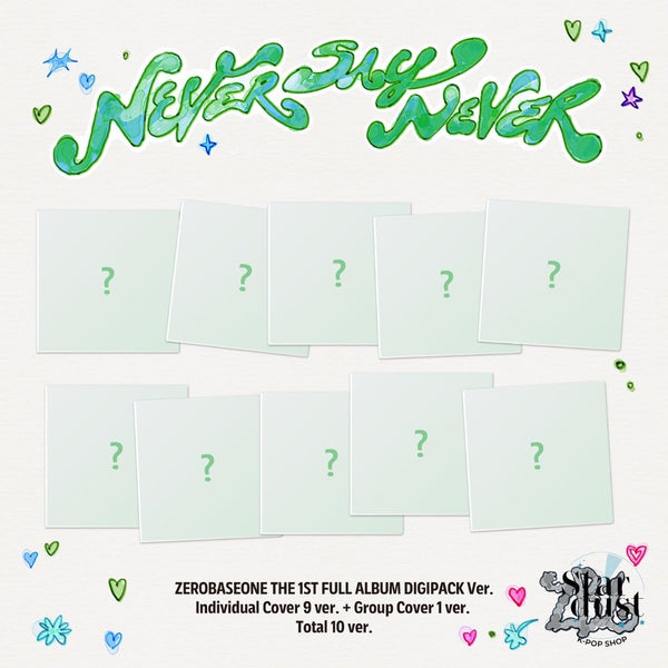 [PRE-ORDER] ZEROBASEONE - NEVER SAY NEVER [1st Full Album] Digipack Ver.