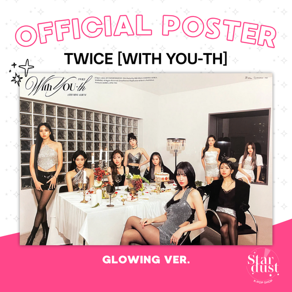 [POSTER] TWICE - WITH YOU-TH - Stardust K-pop Shop