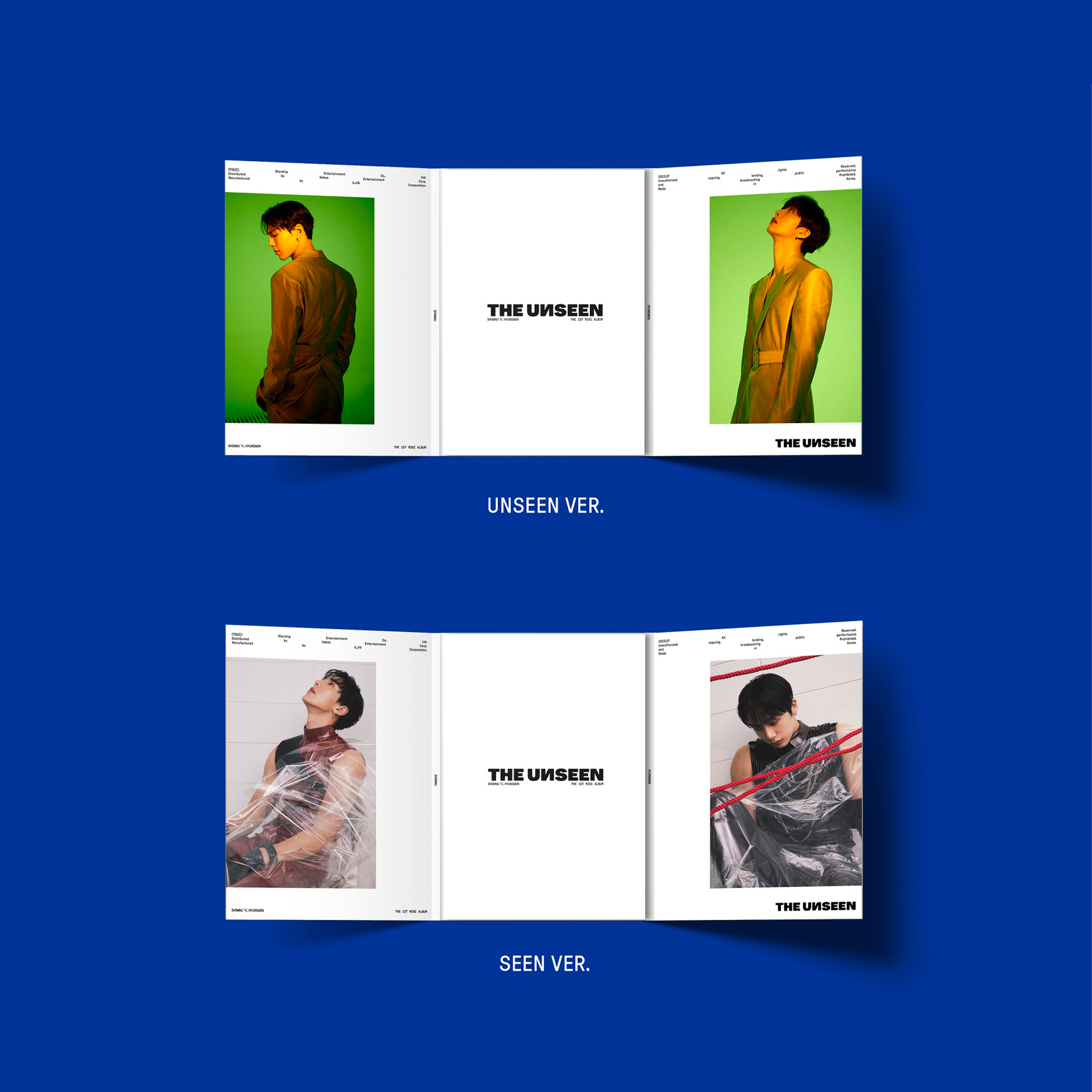 MONSTA X SHOWNU & HYUNGWON - THE UNSEEN [1st Mini Album] Limited Ver. - Stardust K-pop Shop