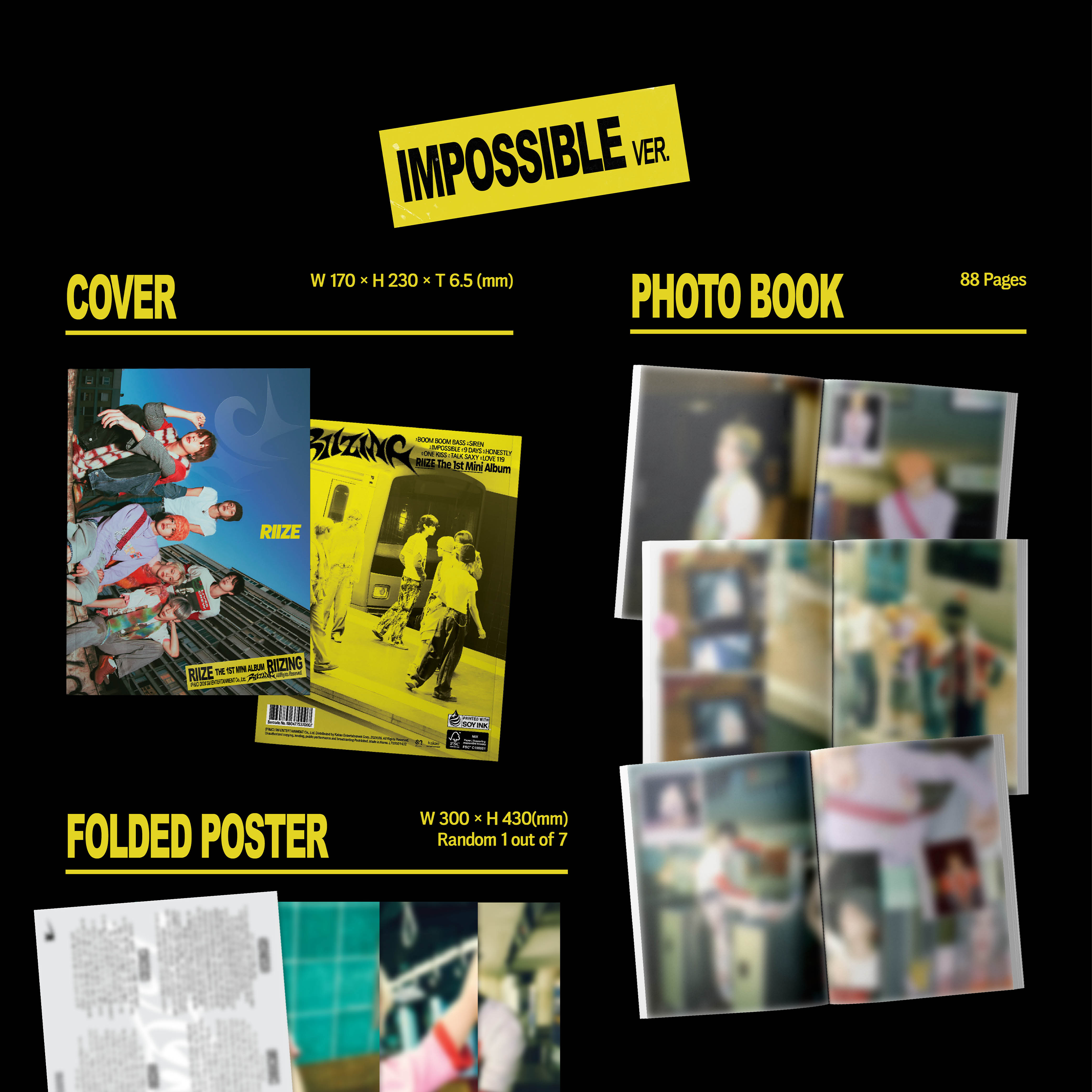 RIIZE - RIIZING [1st Mini Album] Photobook Ver. - Stardust K-pop Shop