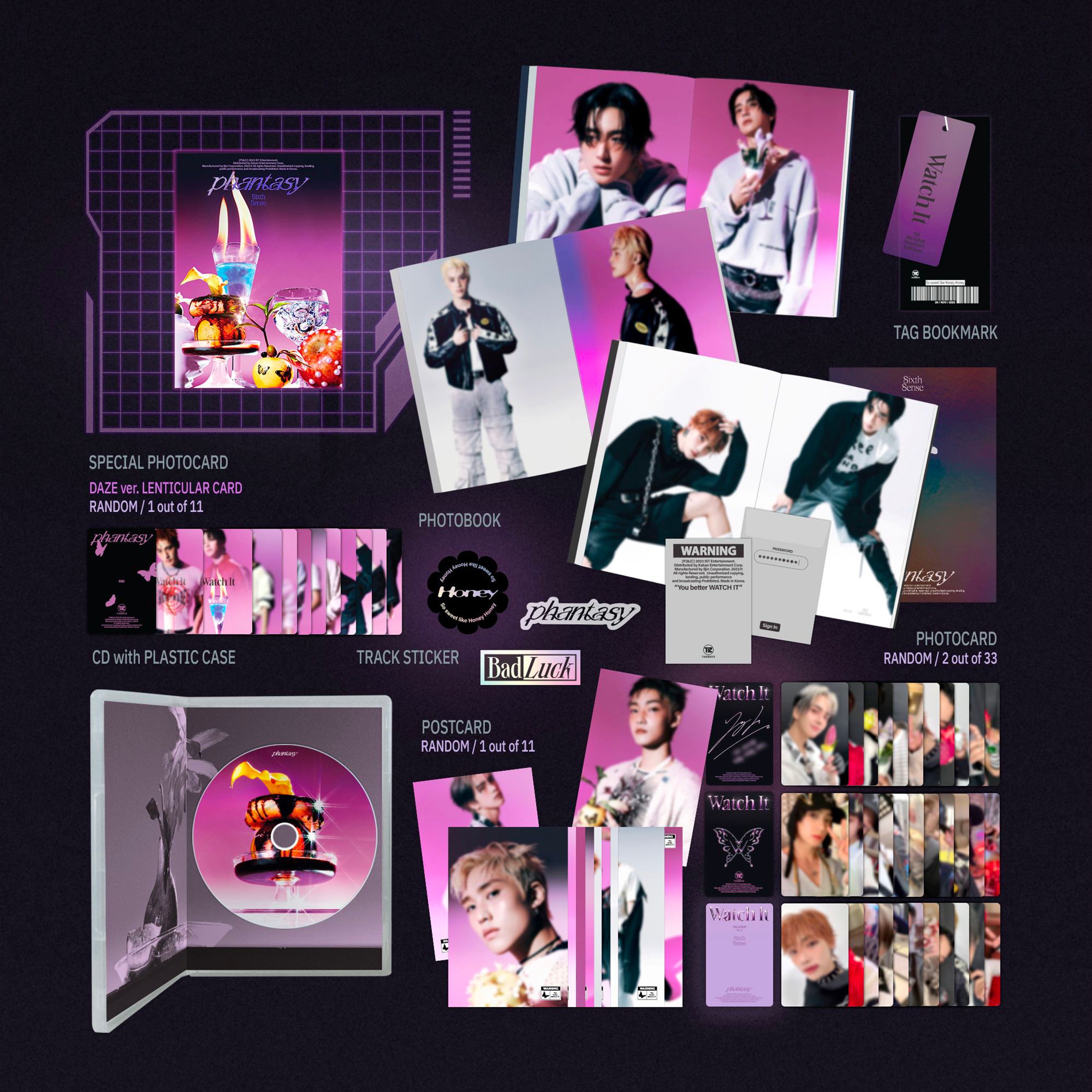 THE BOYZ - [PHANTASY] PT. 2 SIXTH SENSE [2nd Album] - Stardust K-pop Shop
