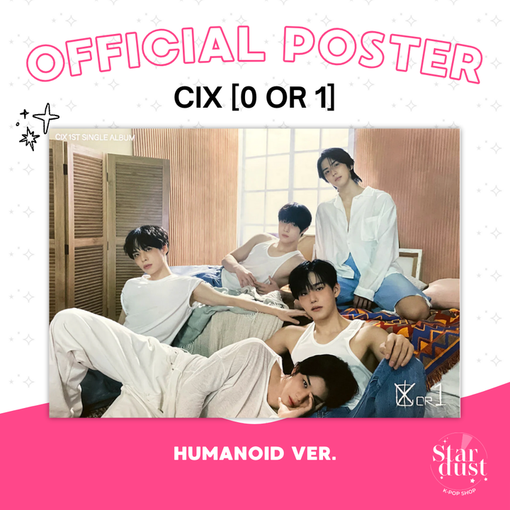[POSTER] CIX - 0 OR 1 - Stardust K-pop Shop