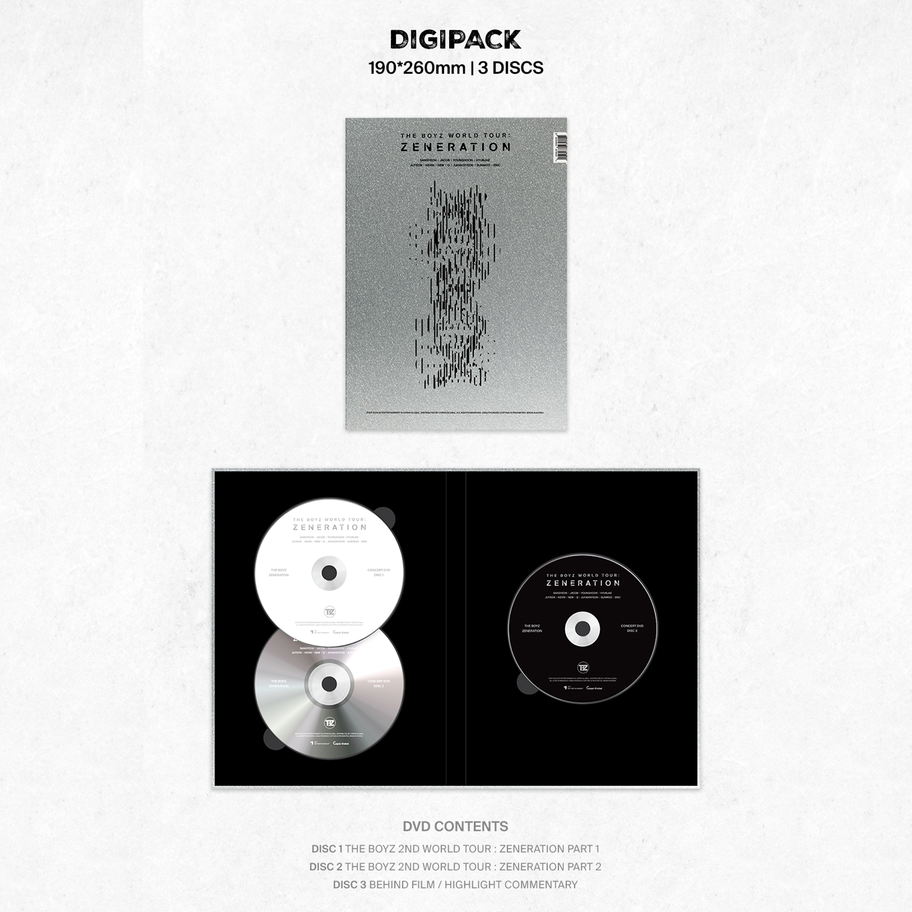 THE BOYZ - 2ND WORLD TOUR 'ZENERATION' [DVD] - Stardust K-pop Shop