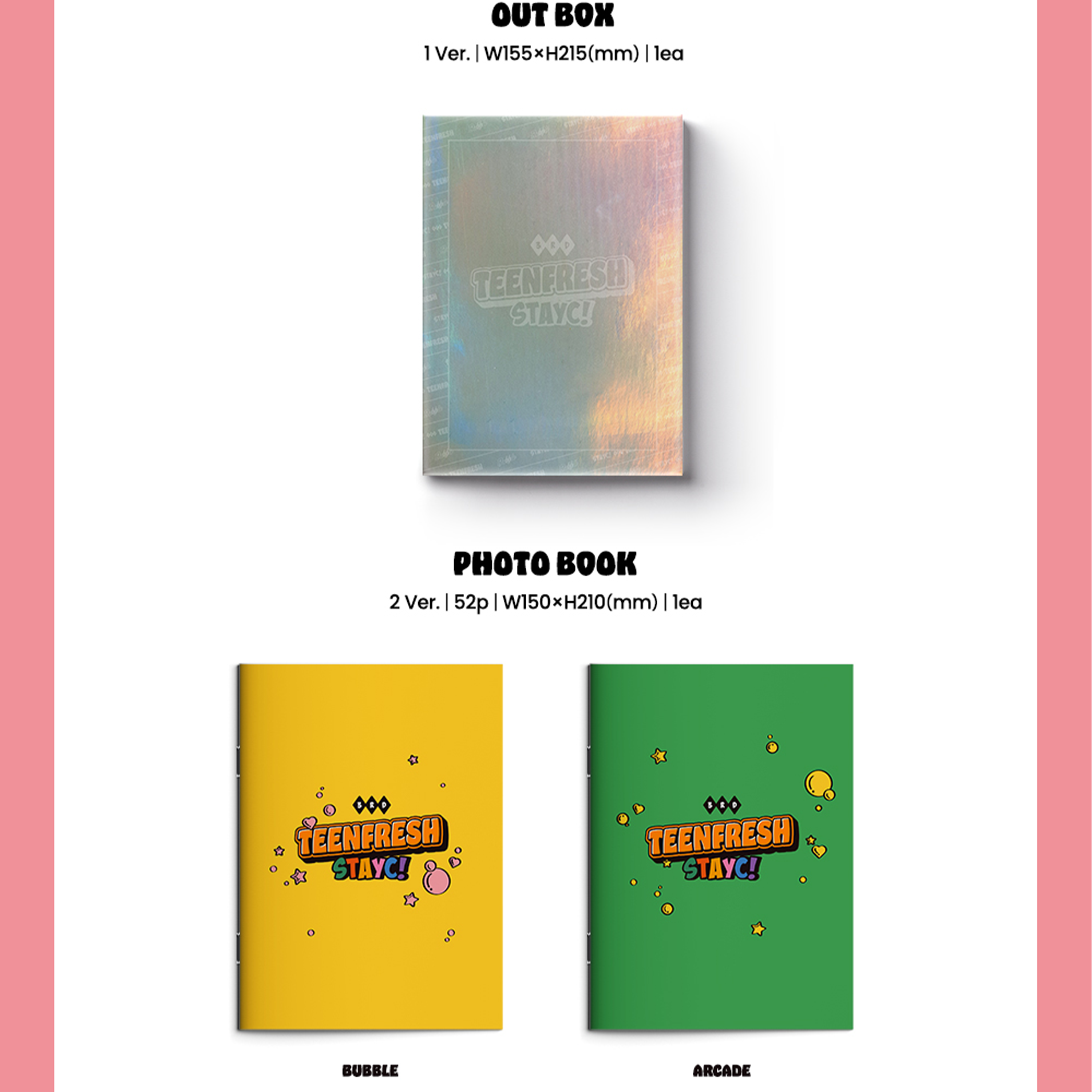 STAYC - TEENFRESH [3rd Mini Album] + POSTER - Stardust K-pop Shop