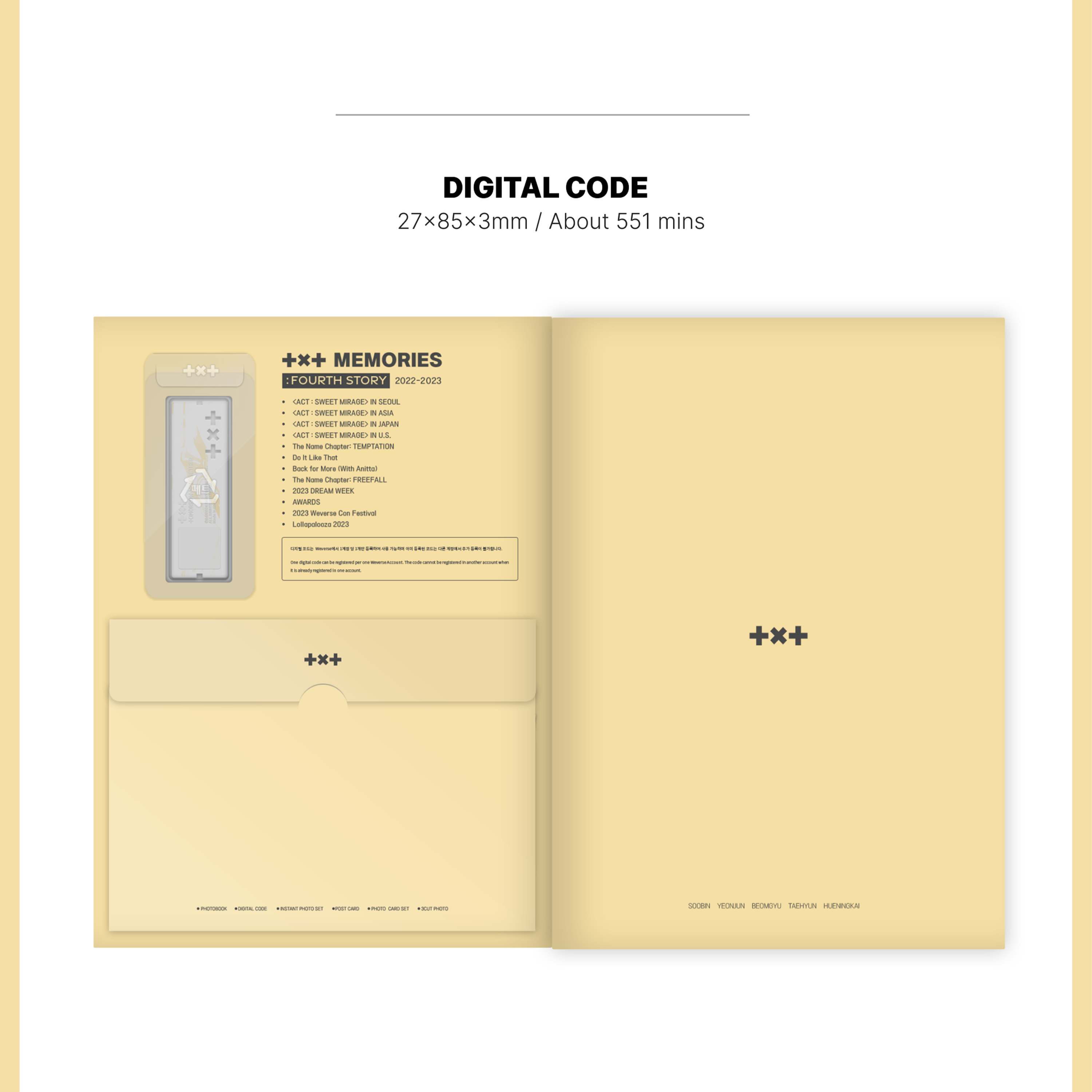 TXT - TOMORROW X TOGETHER MEMORIES: FOURTH STORY - Stardust K-pop Shop