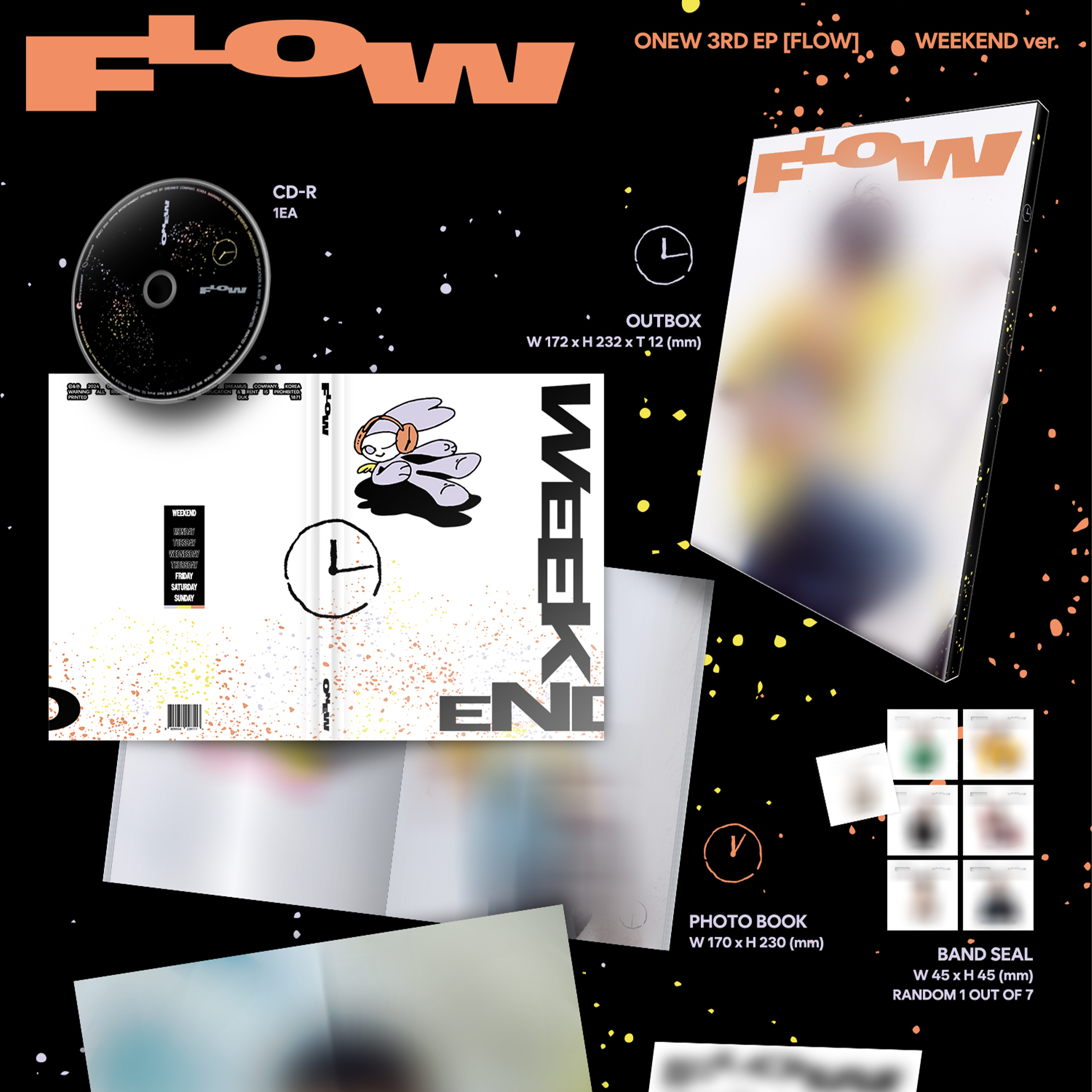 ONEW - FLOW [3rd Mini Album] - Stardust K-pop Shop