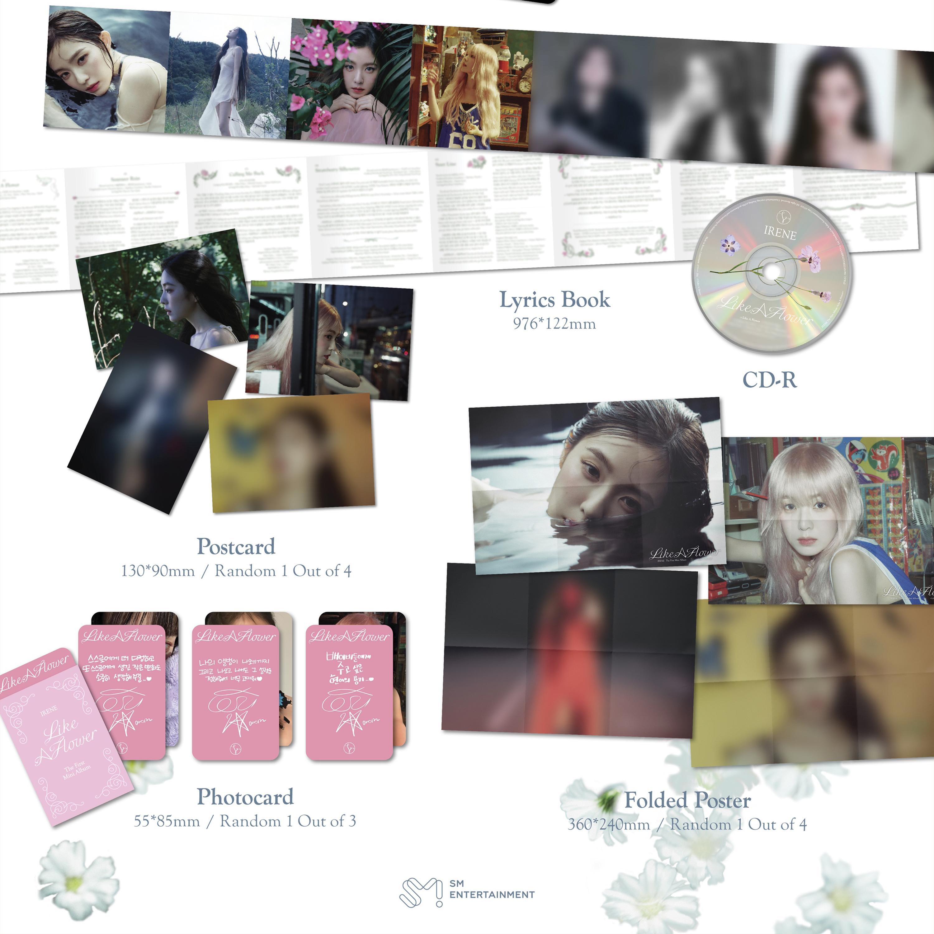 IRENE - LIKE A FLOWER [1st Mini Album] Case Ver. - Stardust K-pop Shop