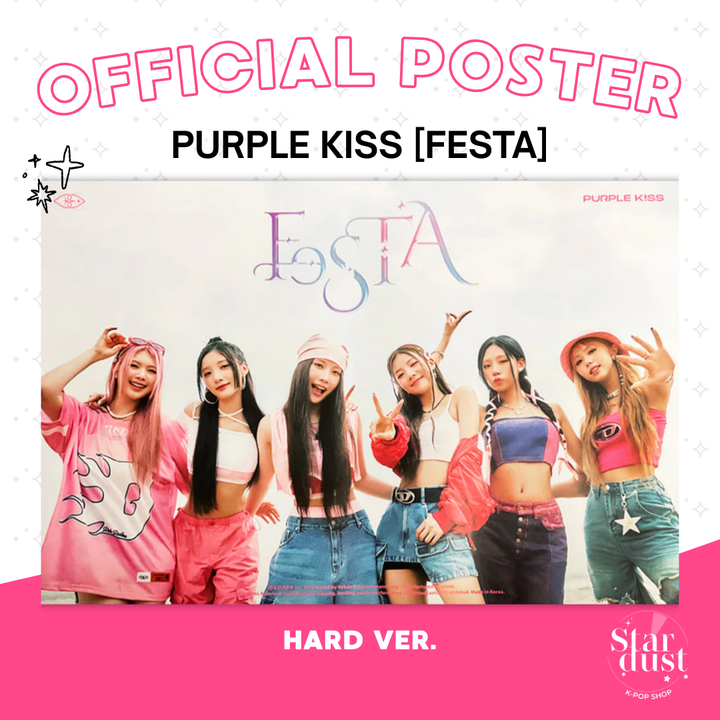 [POSTER] PURPLE KISS - FESTA - Stardust K-pop Shop