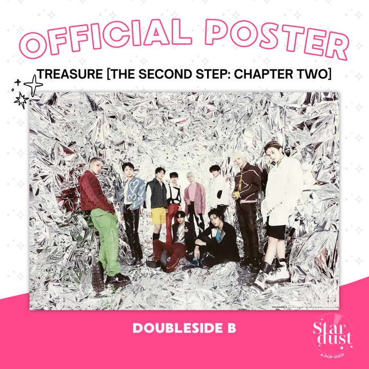 [POSTER] TREASURE - THE SECOND STEP: CHAPTER TWO [DOUBLESIDE] - Stardust K-pop Shop