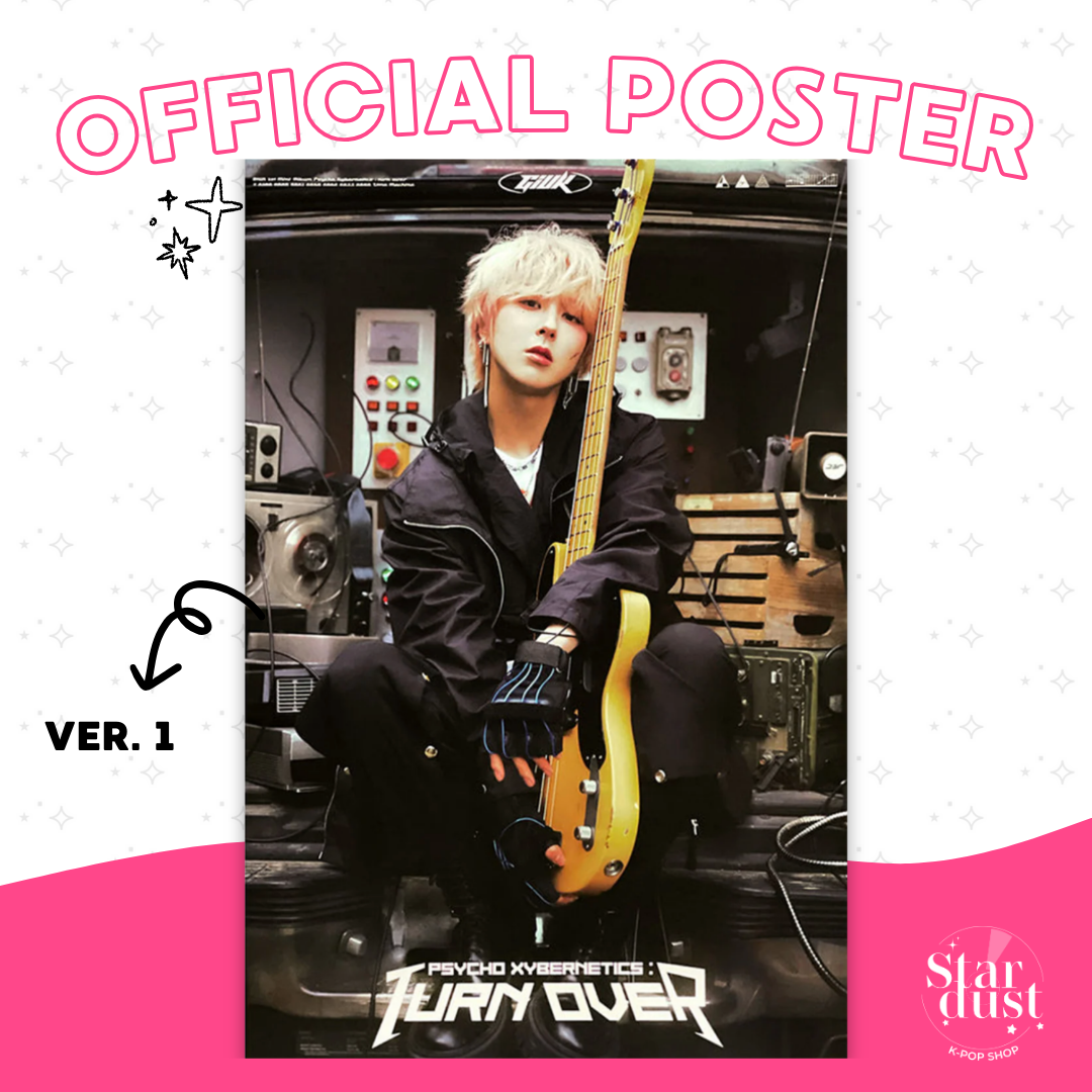 [POSTER] GIUK - PSYCHO XIBERNETICS: TURN OVER - Stardust K-pop Shop