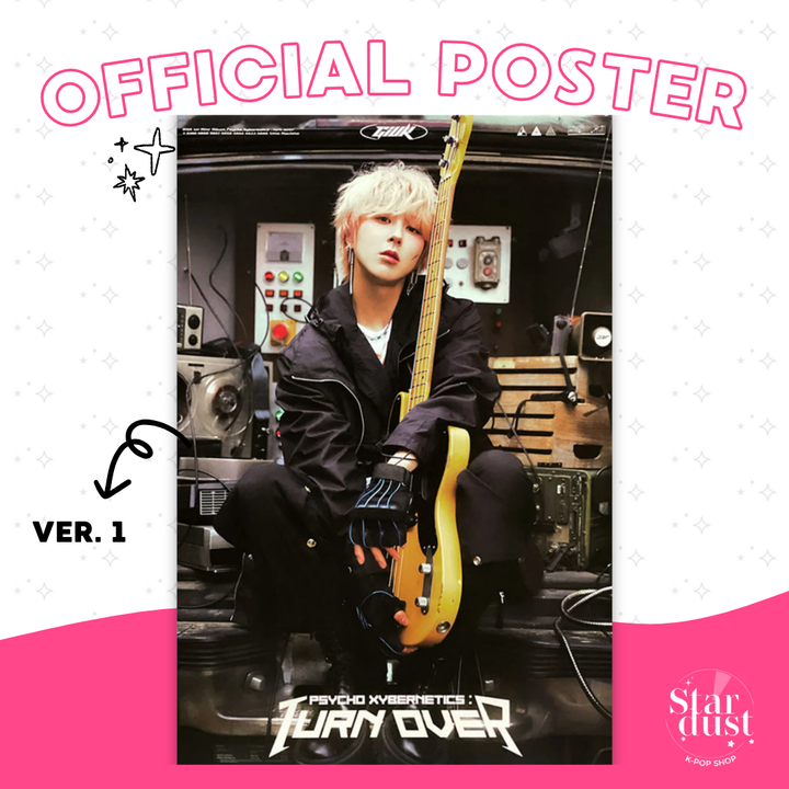 [POSTER] GIUK - PSYCHO XIBERNETICS: TURN OVER - Stardust K-pop Shop