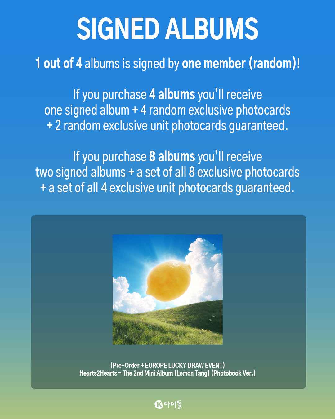 [SIGNED / LUCKY DRAW EVENT] Hearts2Hearts - LEMON TANG [2nd Mini Album] Photobook Ver.