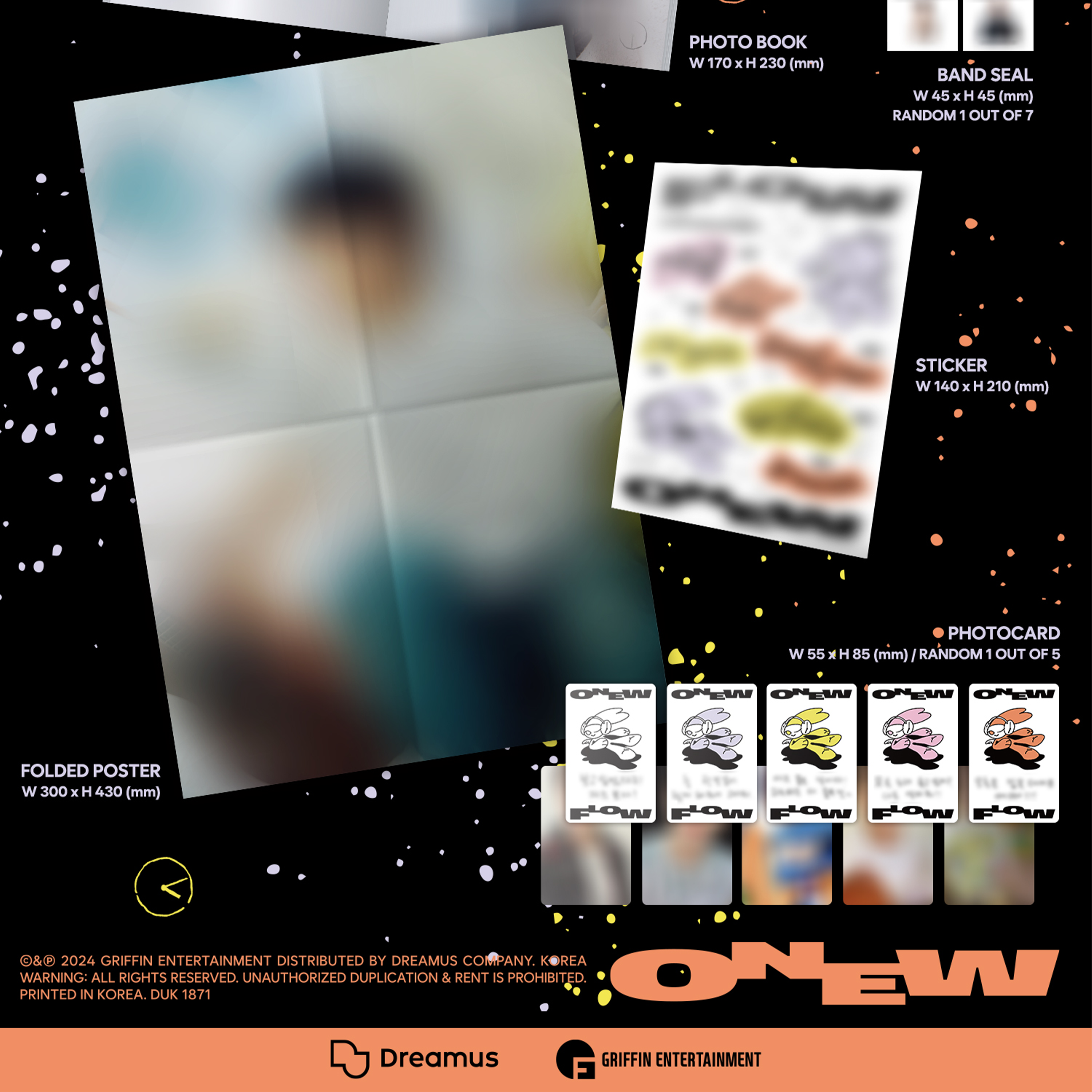 ONEW - FLOW [3rd Mini Album] - Stardust K-pop Shop