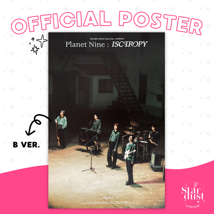 [POSTER] ONEWE - PLANET NINE: ISOTROPY - Stardust K-pop Shop