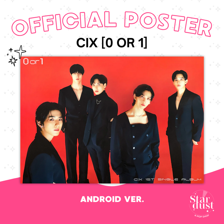 [POSTER] CIX - 0 OR 1 - Stardust K-pop Shop