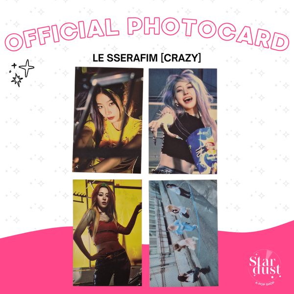 [PHOTOCARD] LE SSERAFIM - CRAZY [Knpops POB]