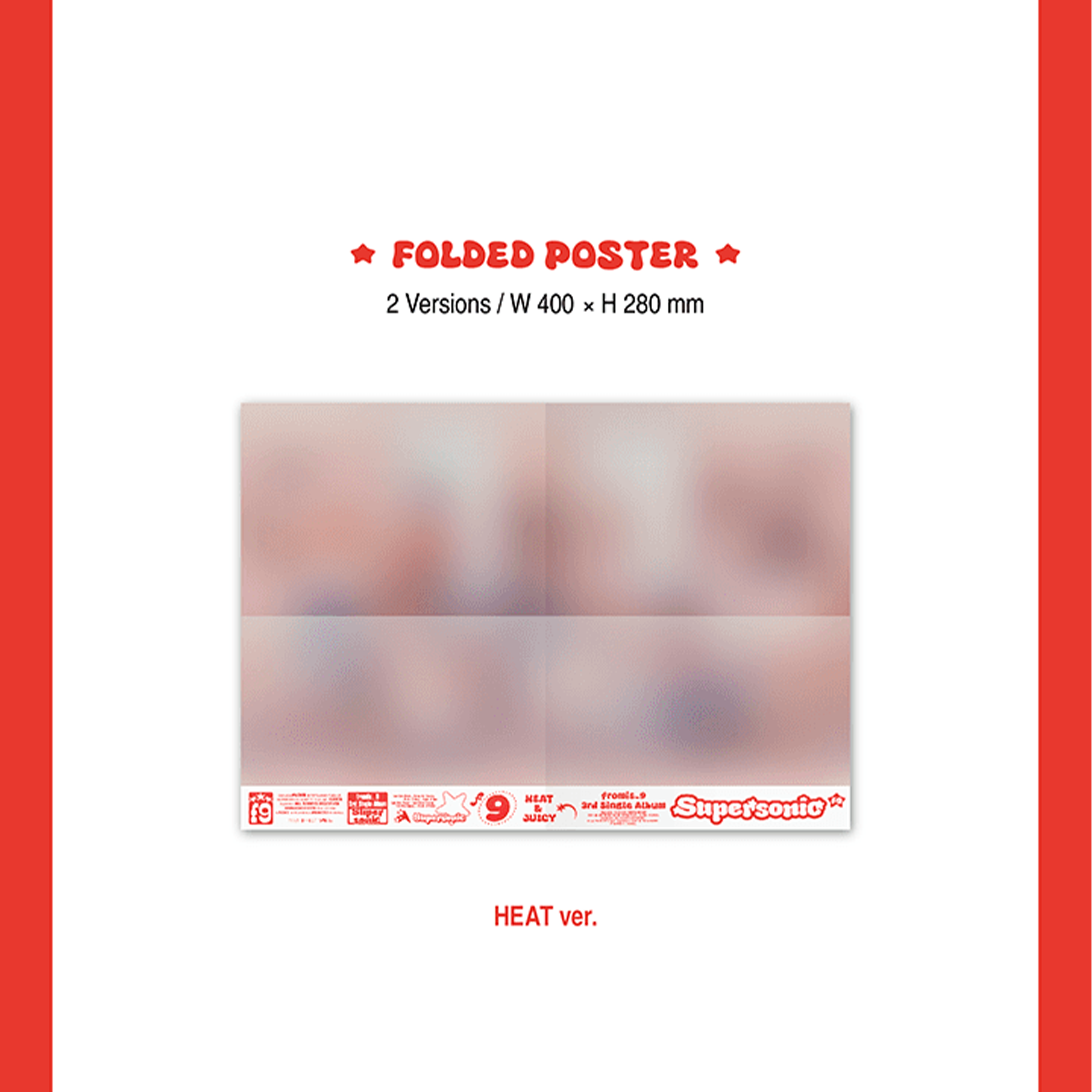 FROMIS_9 - SUPERSONIC [3rd Single Album] - Stardust K-pop Shop