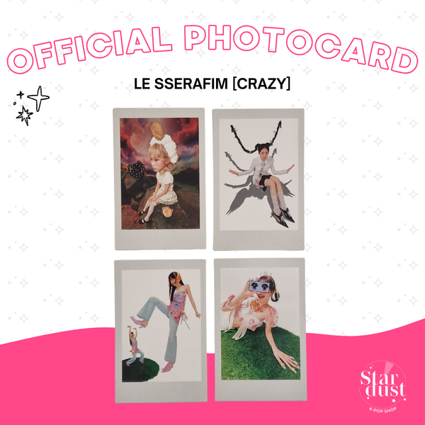 [PHOTOCARD] LE SSERAFIM - CRAZY [Knpops POB]