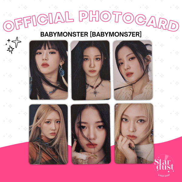 [PHOTOCARD] BABYMONSTER - BABYMONS7ER [Pob] - Stardust K-pop Shop