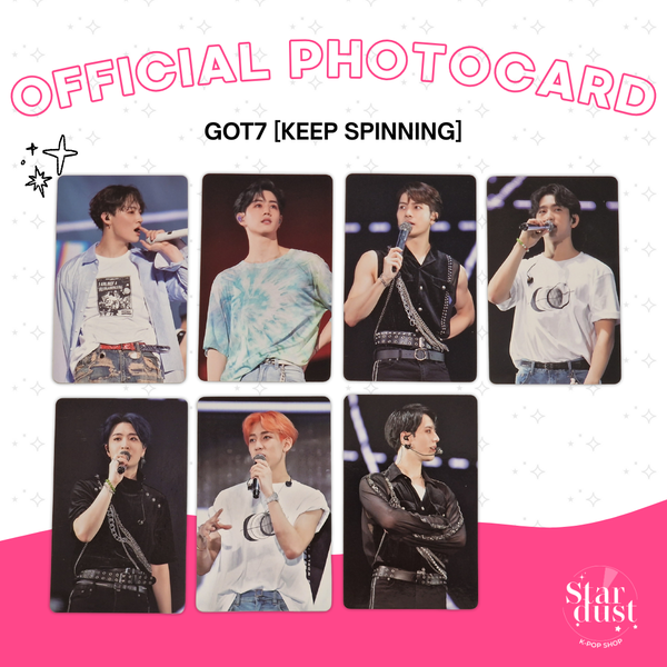 [PHOTOCARD] GOT7 - KEEP SPINNING - Stardust K-pop Shop