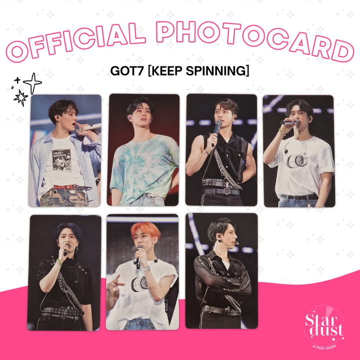 [PHOTOCARD] GOT7 - KEEP SPINNING - Stardust K-pop Shop