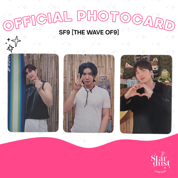 [PHOTOCARD] SF9 - THE WAVE OF9 [Dear My Muse] Set A