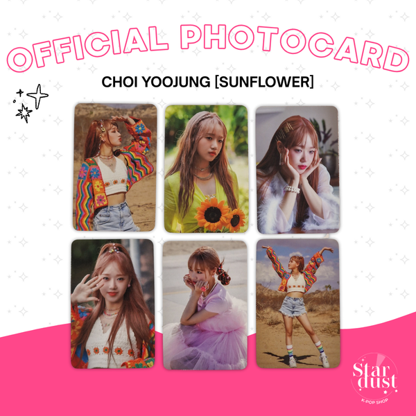 [PHOTOCARD] CHOI YOOJUNG - SUNFLOWER [Set B] - Stardust K-pop Shop