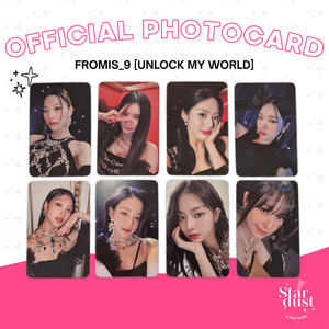 [PHOTOCARD] FROMIS_9 - UNLOCK MY WORLD [Dear My Muse] - Stardust K-pop Shop