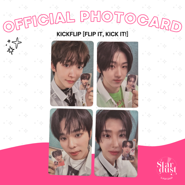 [PHOTOCARD] KICKFLIP - FLIP IT, KICK IT! [POB]