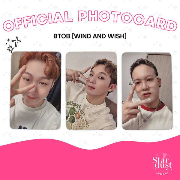 [PHOTOCARD] BTOB - WIND AND WISH [Dear My Muse] - Stardust K-pop Shop
