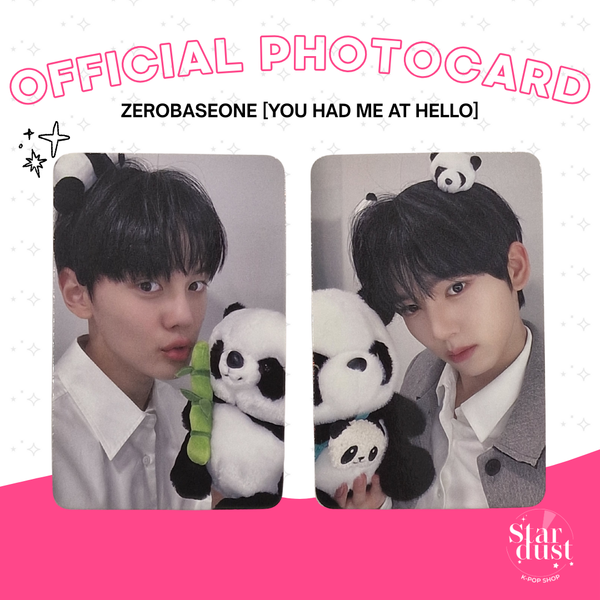[PHOTOCARD] ZEROBASEONE - YOU HAD ME AT HELLO [Apple Music Solar Ver.]