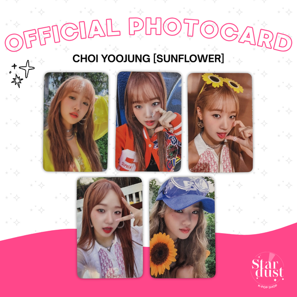 [PHOTOCARD] CHOI YOOJUNG - SUNFLOWER [Set A] - Stardust K-pop Shop
