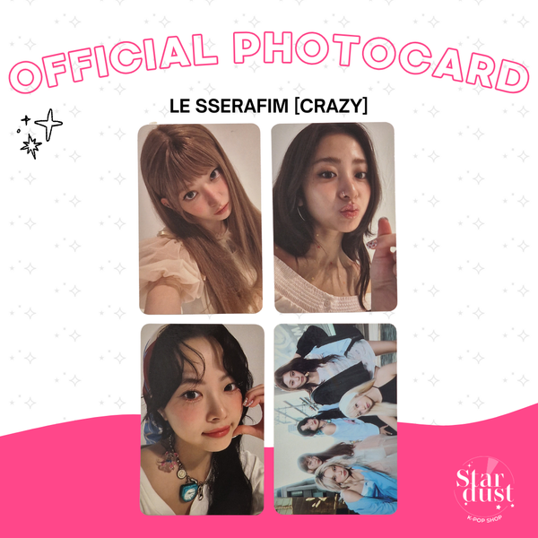 [PHOTOCARD] LE SSERAFIM - CRAZY [Knpops POB]