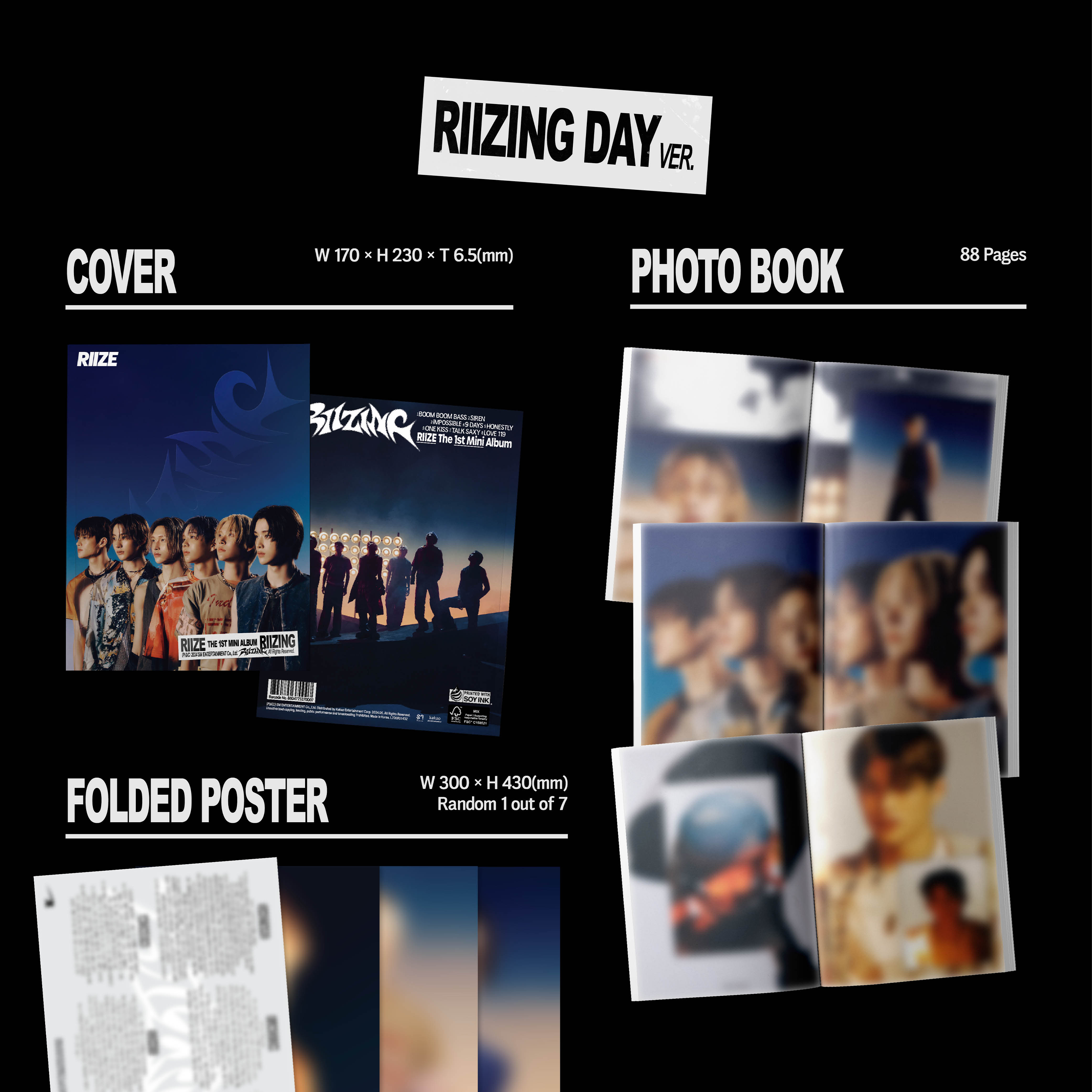 RIIZE - RIIZING [1st Mini Album] Photobook Ver. - Stardust K-pop Shop