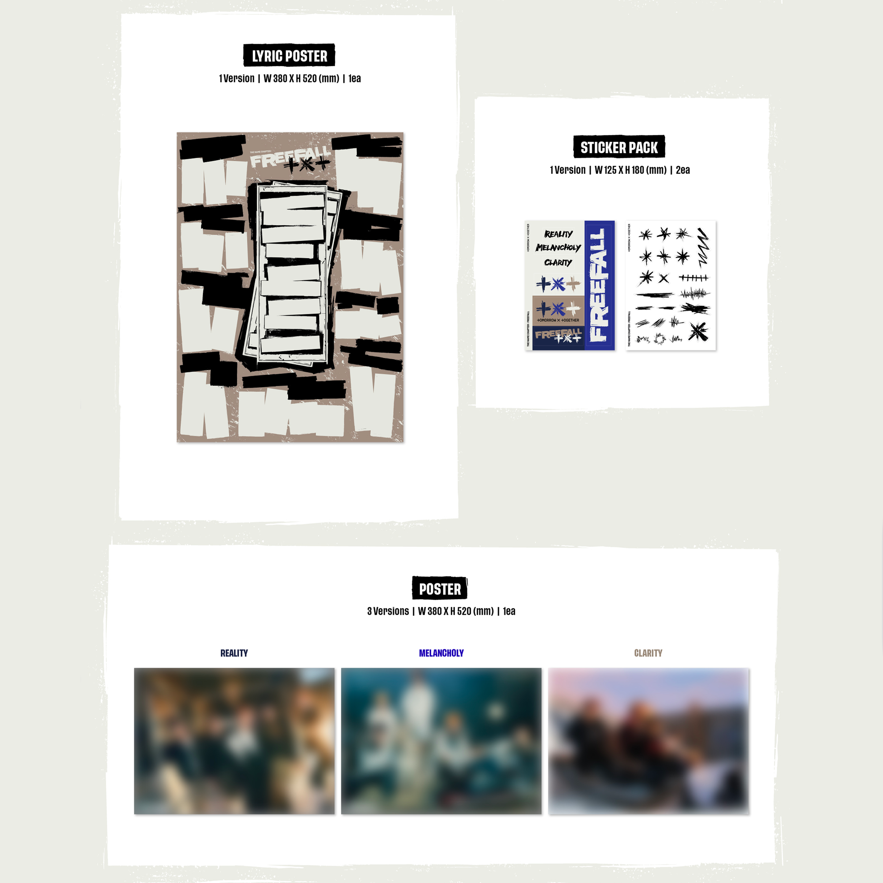 TXT - THE NAME CHAPTER: FREEFALL - Stardust K-pop Shop
